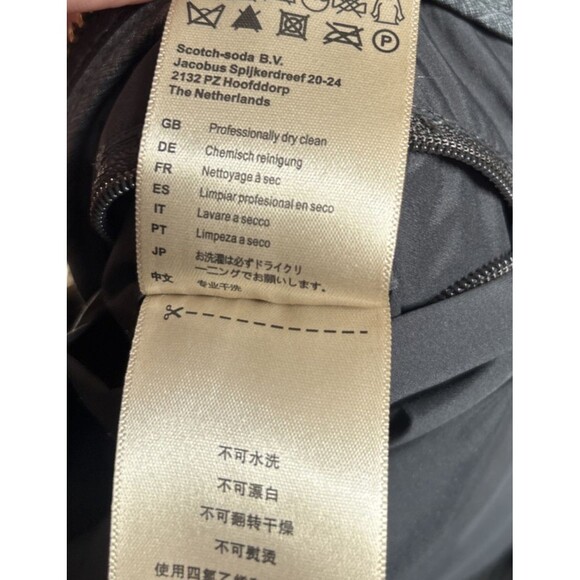 Scotch and Soda Men’s My Favoritve Quilted Puffer Jacket Grey Size Small - Picture 8 of 8